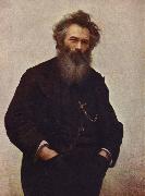 Ivan Nikolaevich Kramskoi Portrait of the Painter Ivan Shishkin oil on canvas